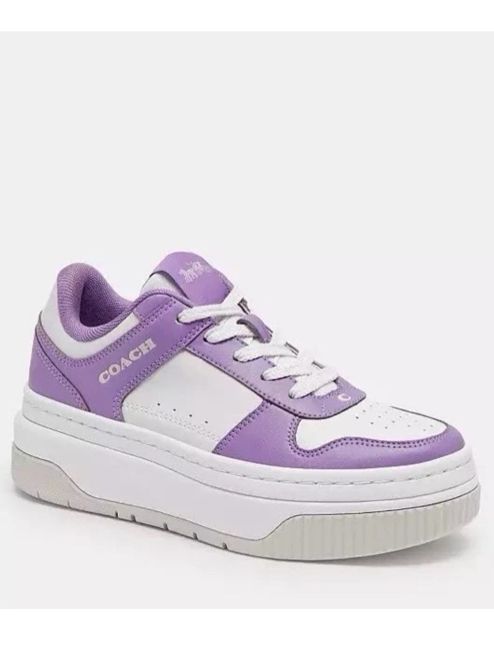 Coach Platform Sneaker Lavender and White Chunky Platform Sneaker NWT 10